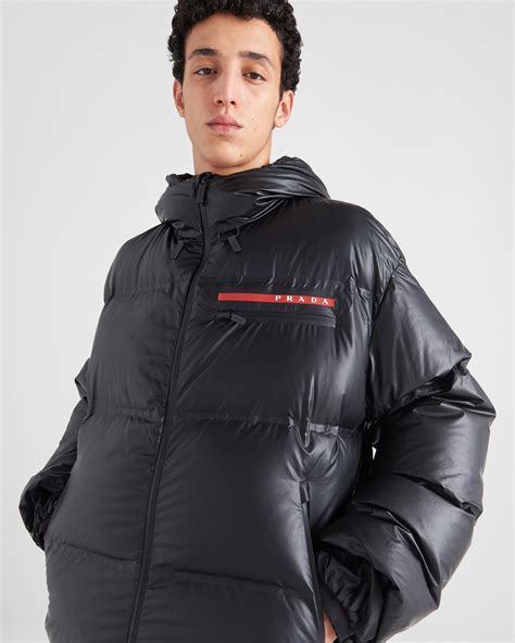 prada oversized puffer jacket|Prada puffer jackets women's.